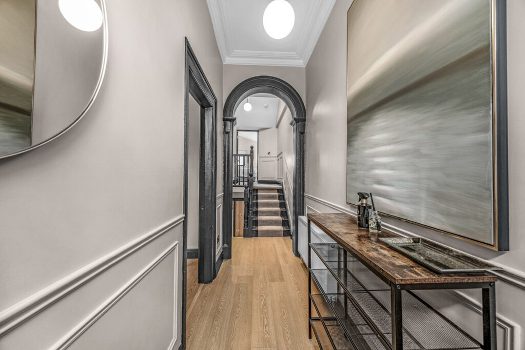 26 Erne Street entrance hallway