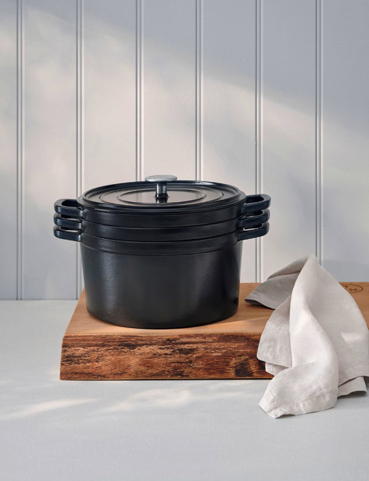 Tom Kerridge for MS 3 Piece Cast Iron Stacking Set