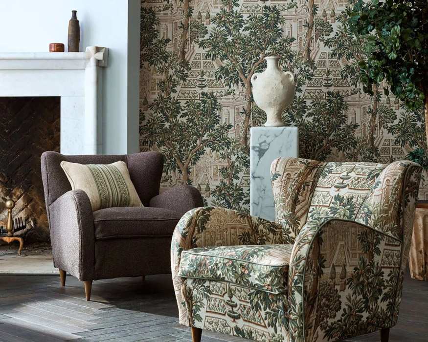 ZATW313051 1 ZOW0130 01 ZOFFANY Italian Garden WALLPAPER b8ac