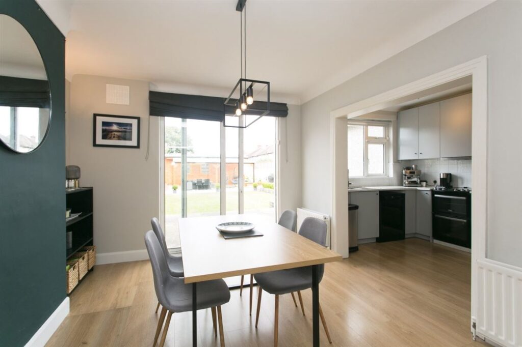 wide shot of kitchen