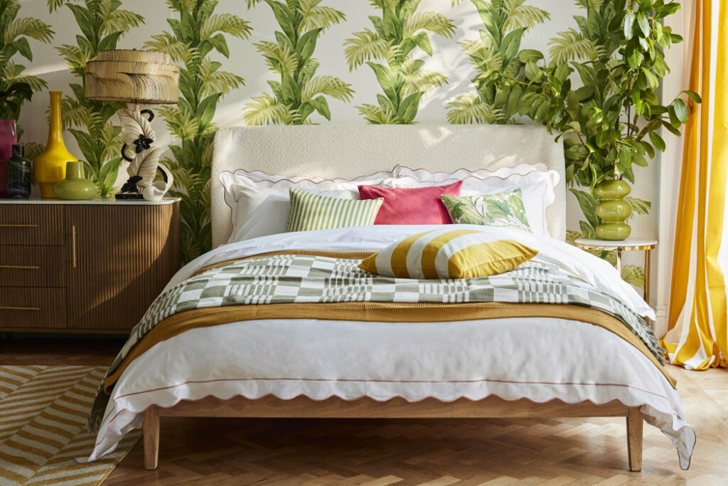 dfs furniture co ltd ireland dwell artio king size bed in cream boucle ref1796574