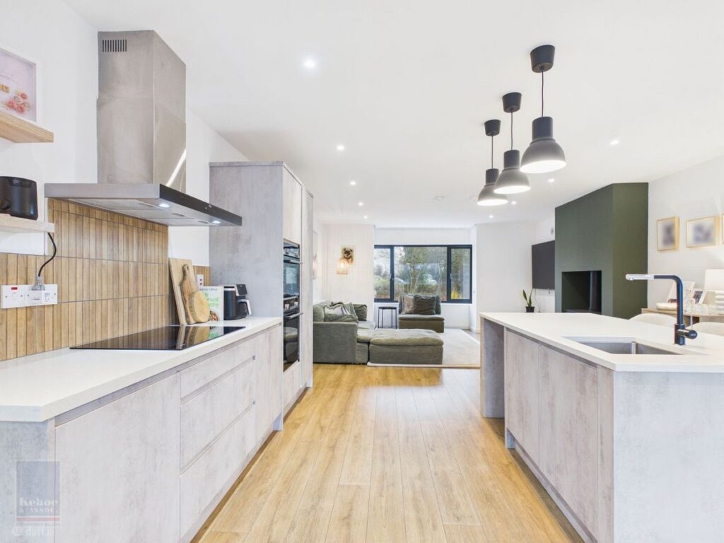 kitchen to living room