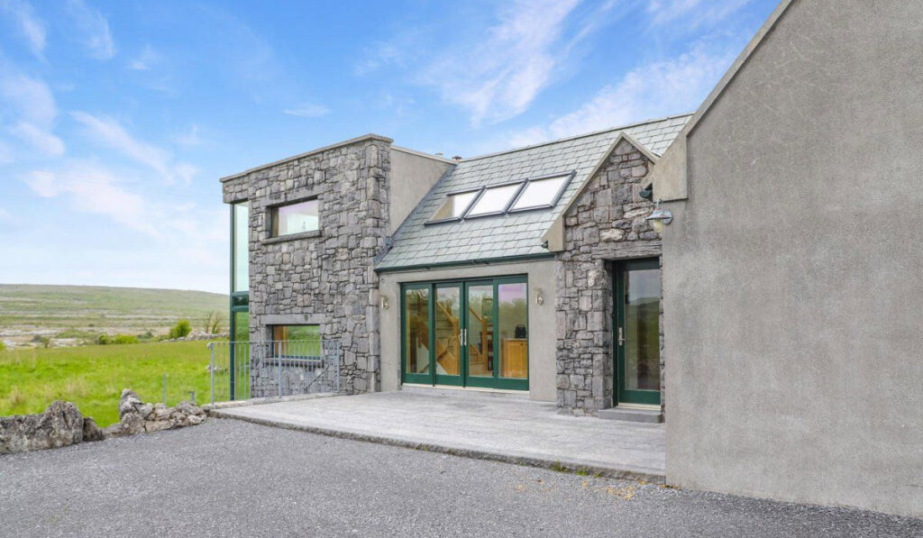 18th-century cottage up front with a modern 2-storey extension out back 2 Burren Cottage 2