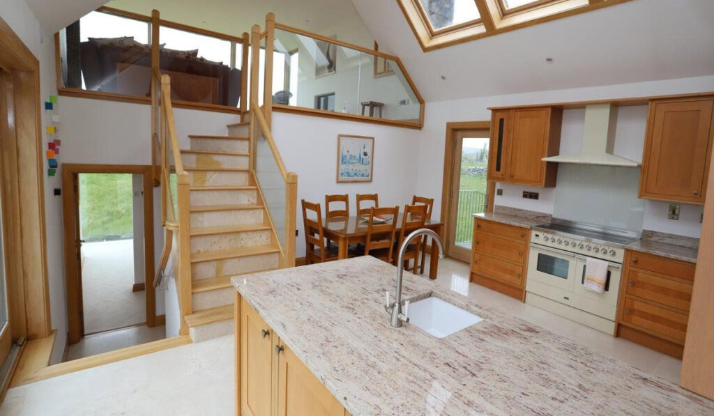 18th-century cottage up front with a modern 2-storey extension out back 6 Burren Kitchen