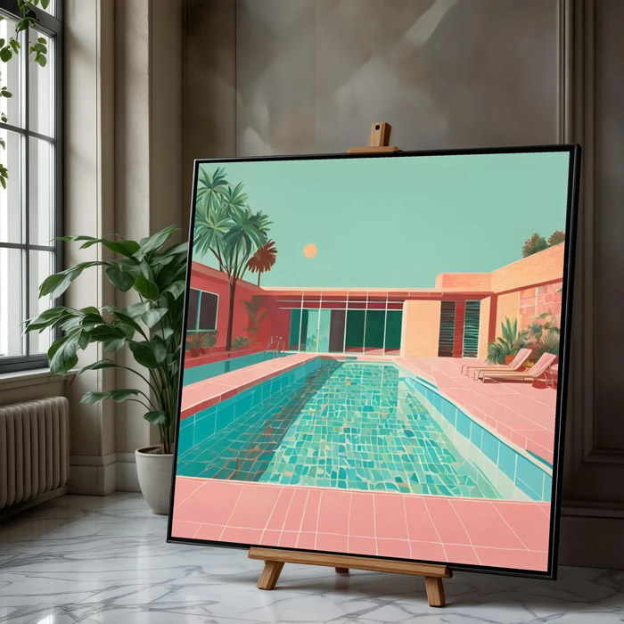 David Hockney-inspired interiors 1 David Hockney