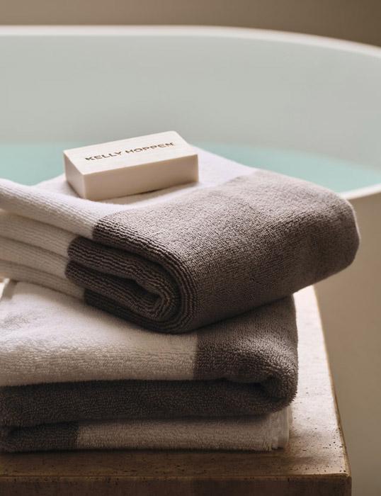 Fashion up your house with these interiors’ collaborations 3 Kelly Hoppen Turkish Cotton Central Band Towel