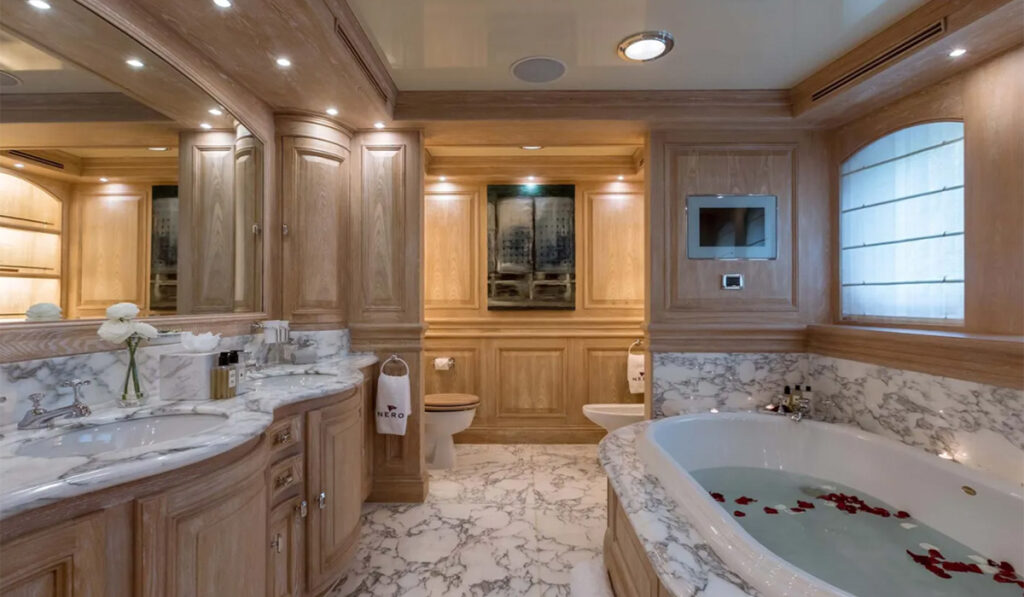 Inside Irish billionaire's superyacht, where Dua Lipa celebrated her wedding 15 Suites on Nero yacht.