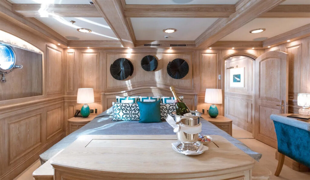 Inside Irish billionaire's superyacht, where Dua Lipa celebrated her wedding 13 Suites on Nero yacht.