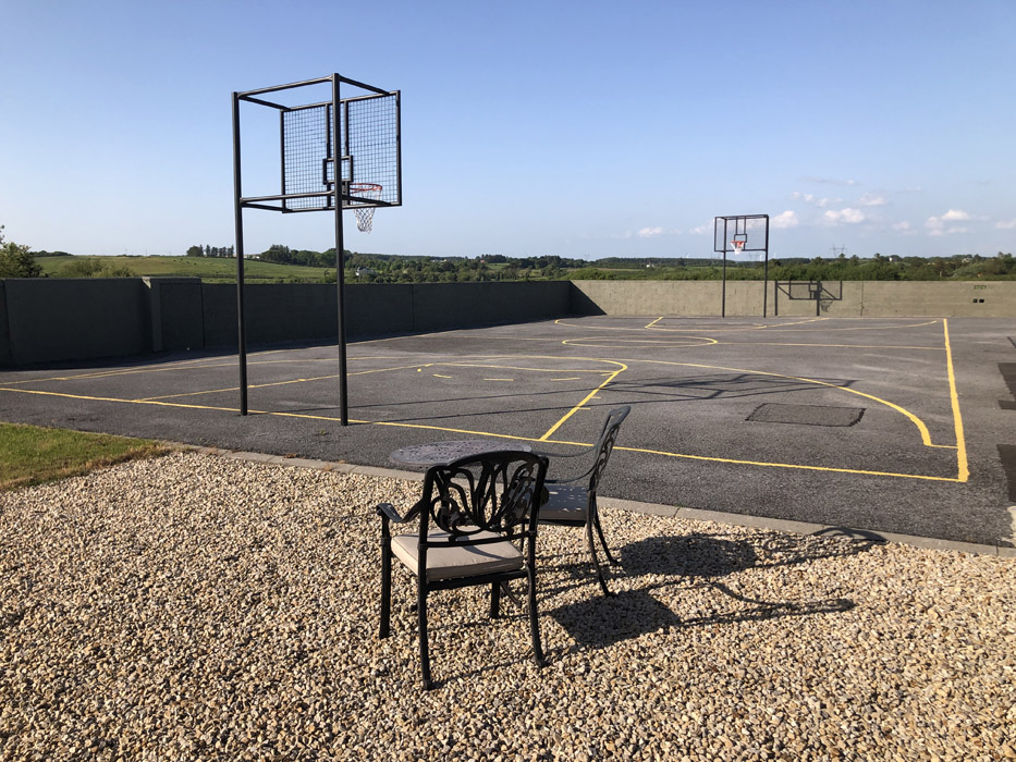 Tullycrine Schoolhouse Basketball court IMG 2481