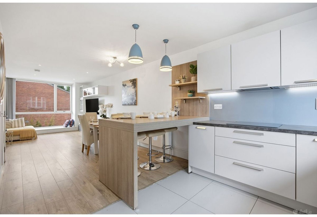 kitchen to living room