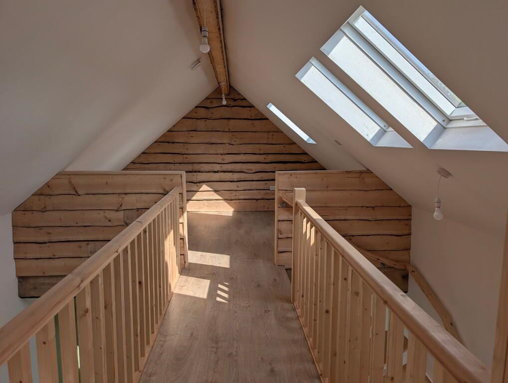 Father and teen son renovate a derelict house into an A-rated space for €245k 6 open plan home office area
