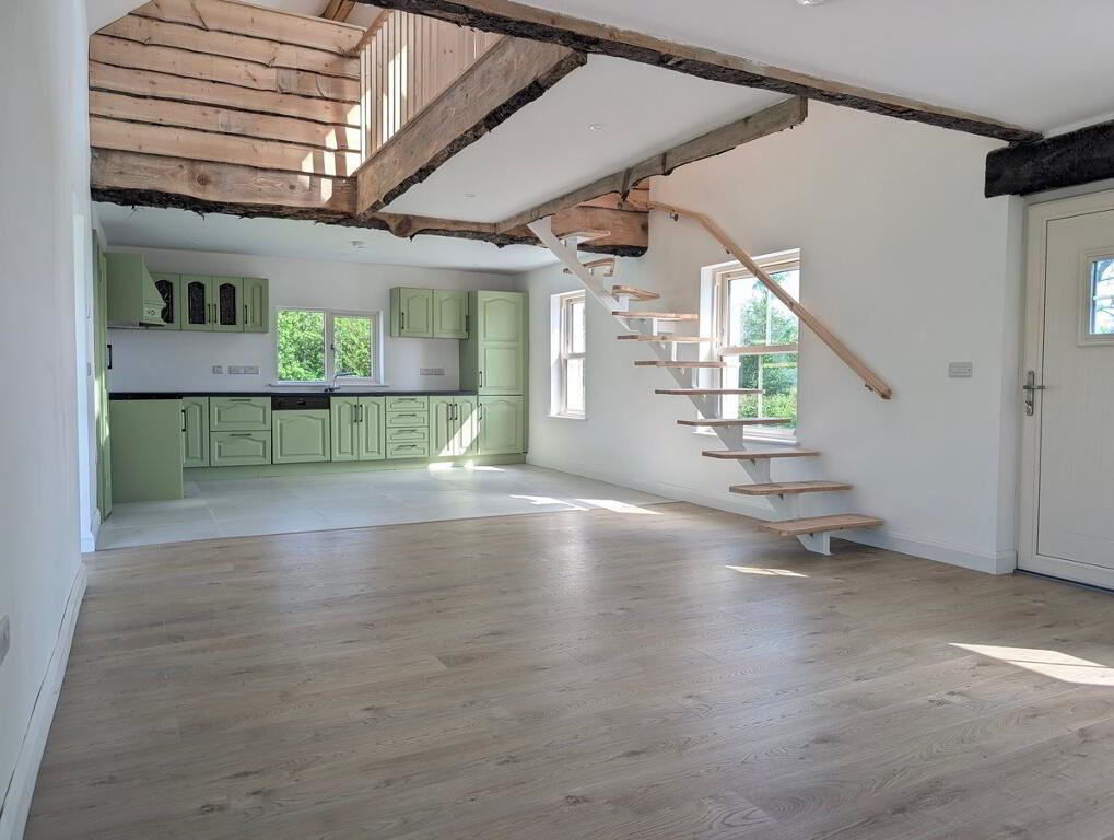 Father and teen son renovate a derelict house into an A-rated space for €245k 4 view to mezzanine level