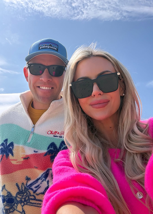 Rosanna Davison and her husband, Wes Quirke.