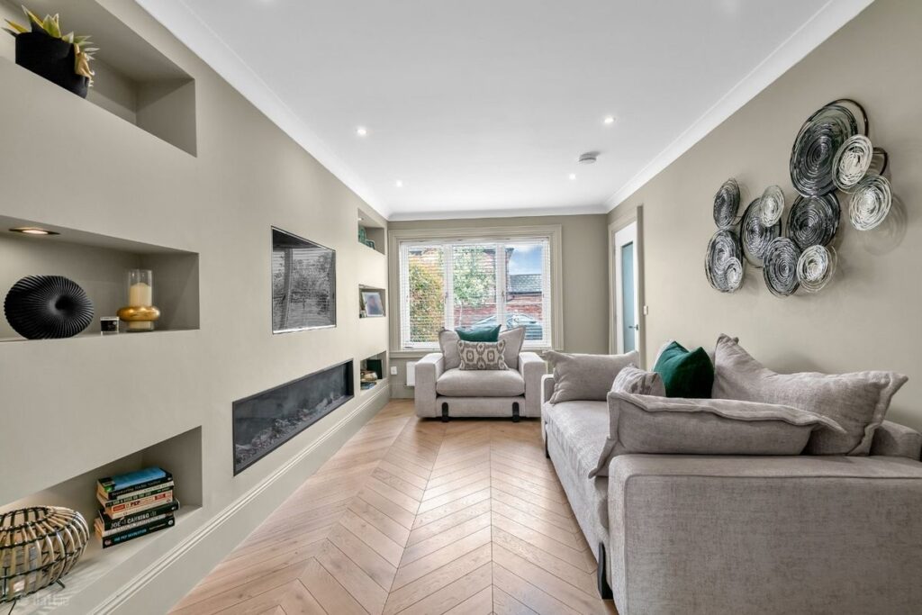 Bespoke joinery by a friend delivers turnkey €515k A-rated family home 5 living room 1