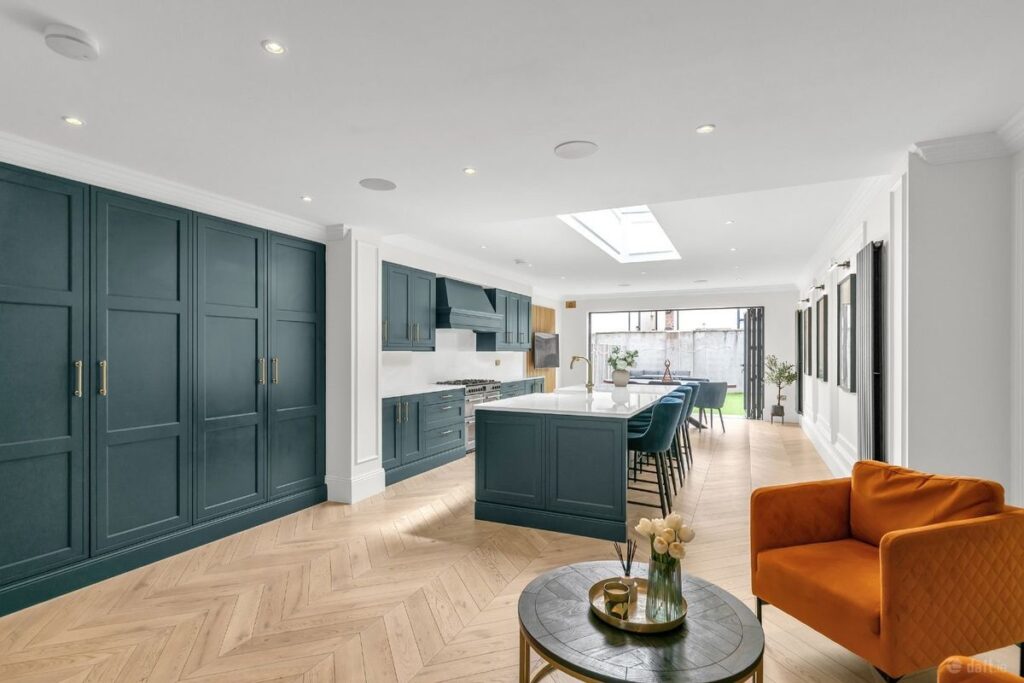Bespoke joinery by a friend delivers turnkey €515k A-rated family home 6 lounge to kitchen
