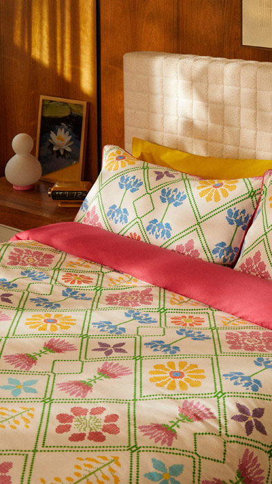 Bringing joy to every room, Yinka Ilori’s new Dunelm collection is on point 3 yinka ilori dunelm collection chair lamp bed dezeen 2364 col 12 1704x3029 1