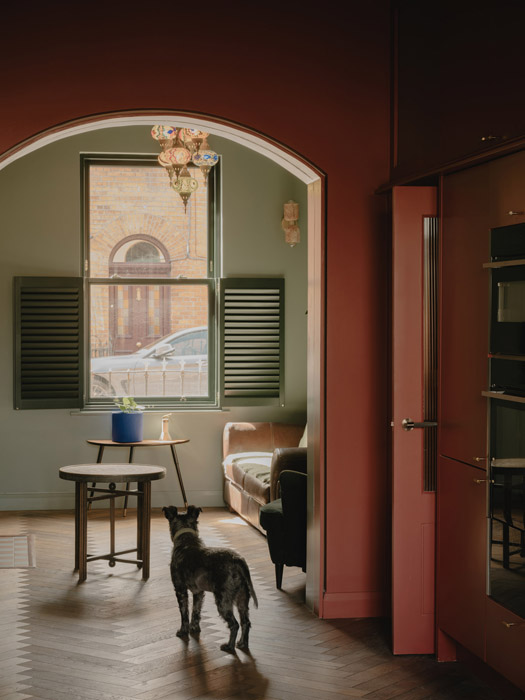 Colour-drenching in traffic light tones reimagines a smart D7 house 8 DSF7032