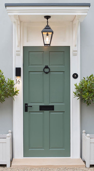 Jim Lawrence matt black front door