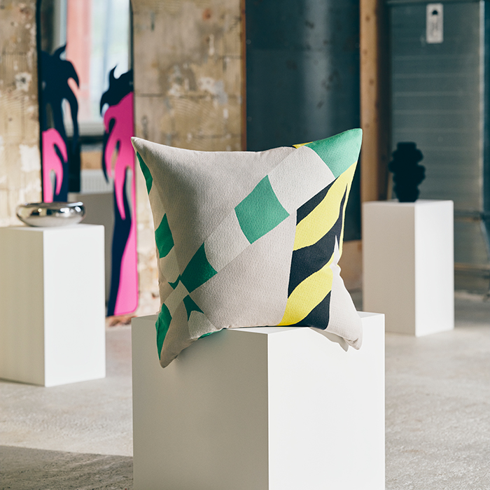 Ikea's covetable new limited edition is aimed at renters 5 KONSTRUNDA Cushion Cover Grey Green E19 2