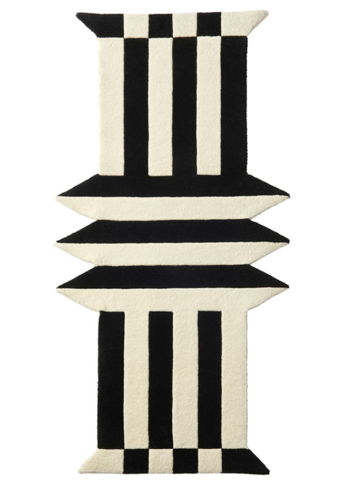 Ikea's covetable new limited edition is aimed at renters 6 KONSTRUNDA Rug Black and White E99