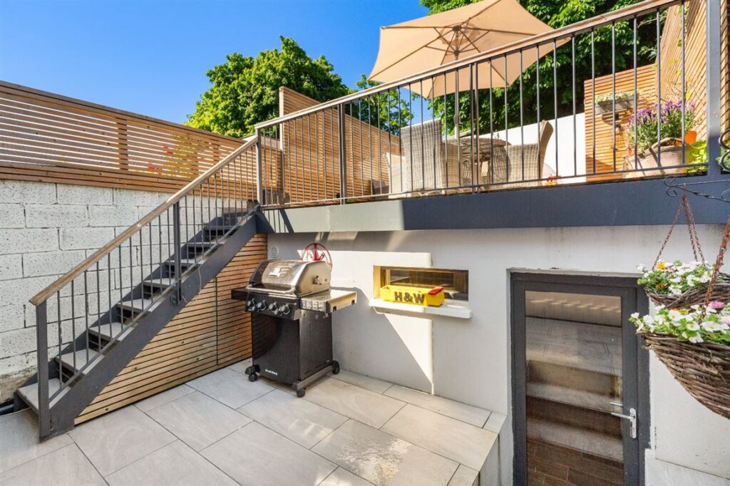D9 Drumcondra family home for fans of fitness, hobbies and the great outdoors €695k 6 bbq area below
