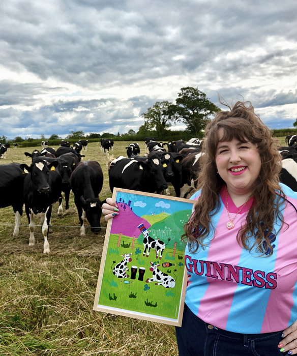 How The ColourPop Brunette is making the move from renter to mortgage applicant 9 me with art of cows