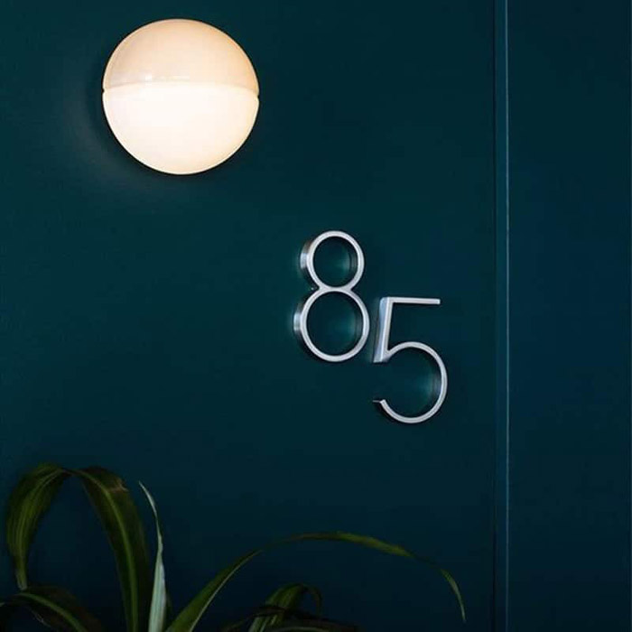 obre satin nickel house numbers 195507