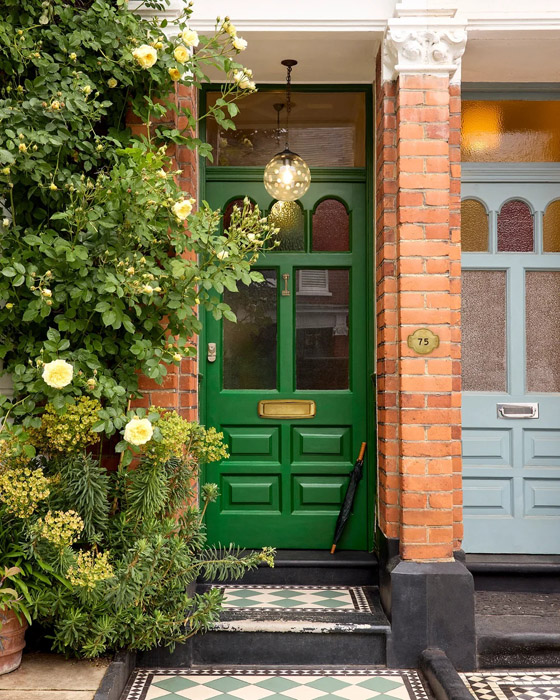 front door

