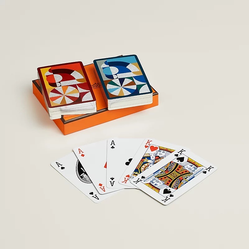 set of 2 cheval natte bridge playing cards 314586M 01 front wm 1 0 0 800 800 g