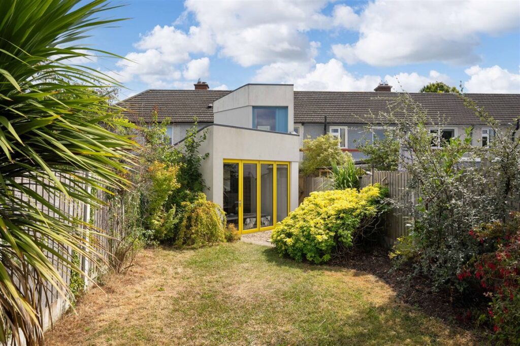 side view of garden