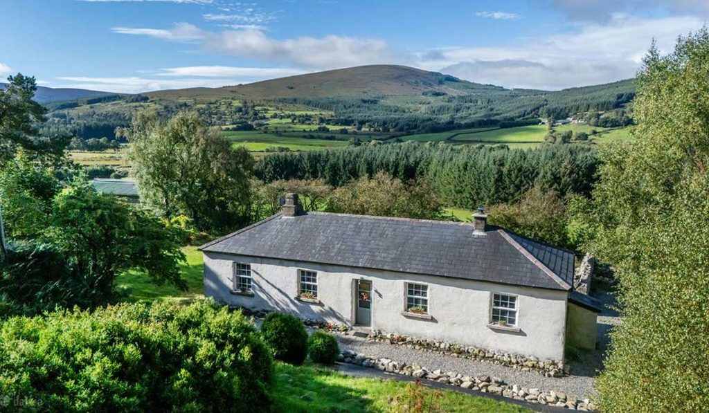 Athdown Cottage aerial view