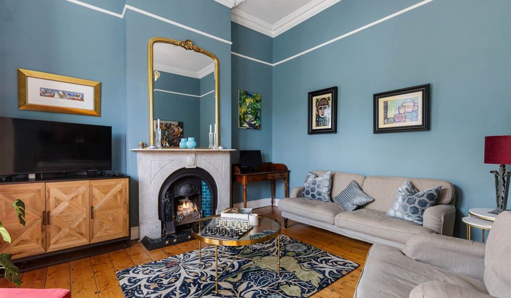 Surprising space and light behind red brick facade in secret Rathmines street 3 Rathmines house drawing room 2
