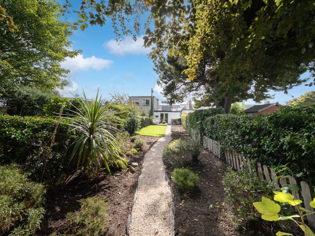 back towards house