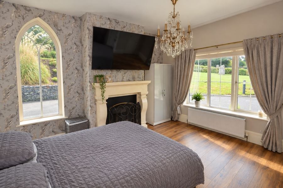 gortinreagh bedroom and window to garden