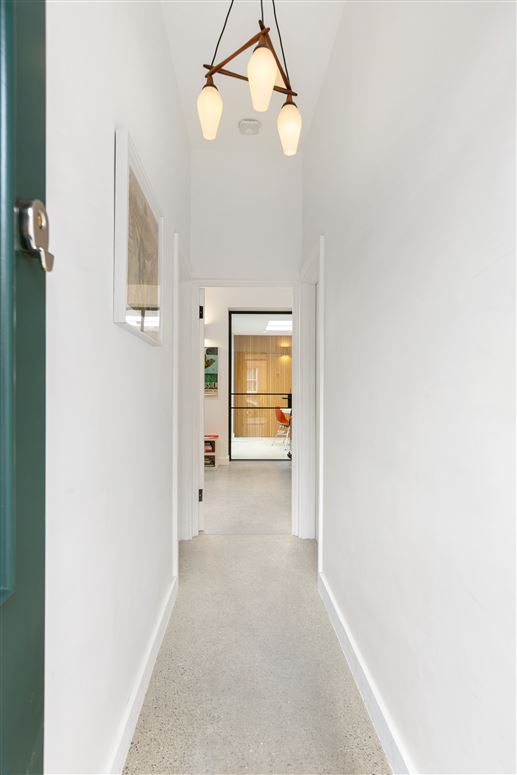 Bright, beautifully renovated two-bedroom period home in the heart of Portobello 2 hall 1