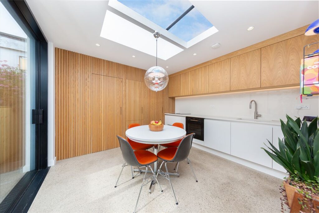 Bright, beautifully renovated two-bedroom period home in the heart of Portobello 4 kitchen1