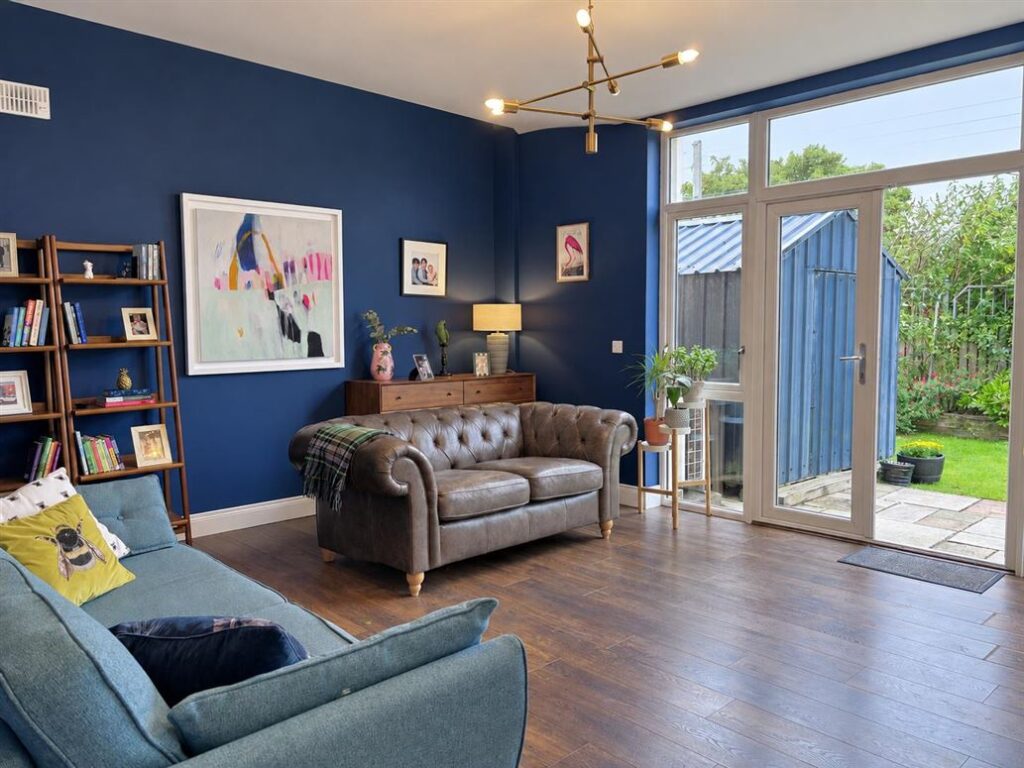 living room to garden