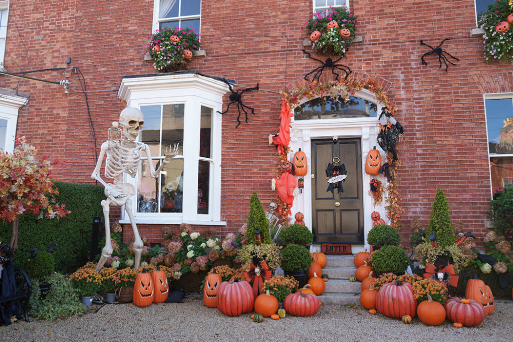 Giant skeletons are the Halloween decorating trope of choice in Dublin's suburbs 6 Halloween House 18