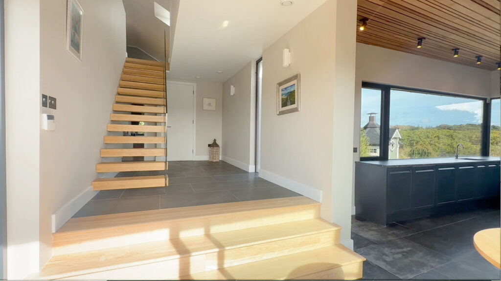 Enlarged and contemporised, at its core this house is still a cottage for €425k 7 K1332 Stairs 1