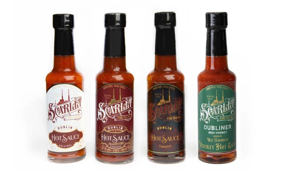 Scarlet for your Ma condiments