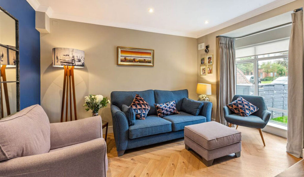Three-bed home in Templeogue popping in colour is perfect for families 6 Templeogue Sitting Room