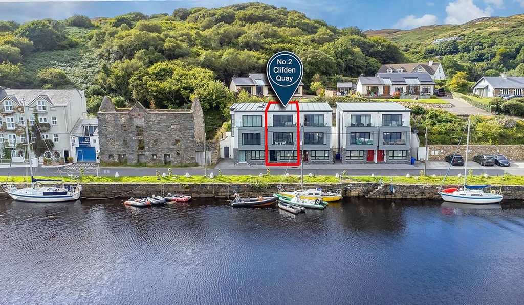 clifden house harbour aerial view 1