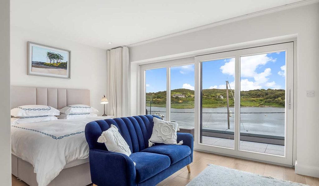 clifden main bedroom 1 views sofa