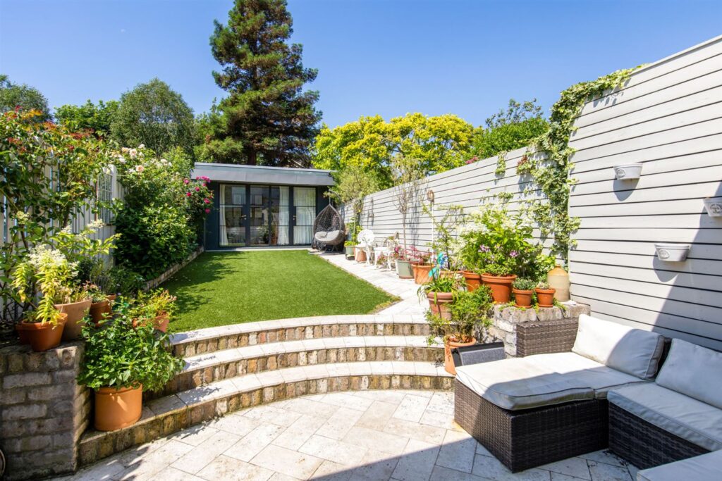 The sunny sherbet shades of this Sandymount four-bed fizz with personality 9 garden 1