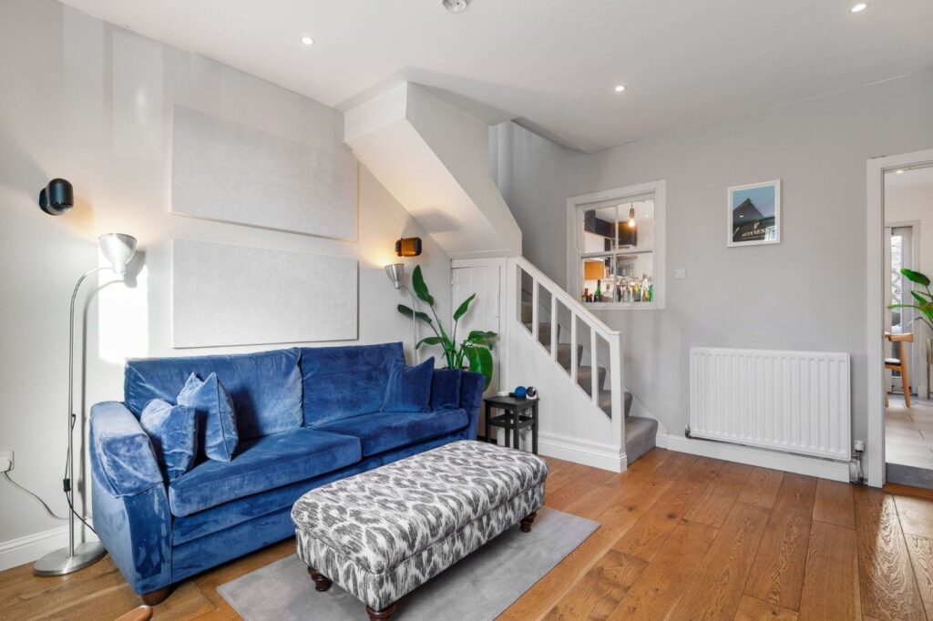 living with stairs