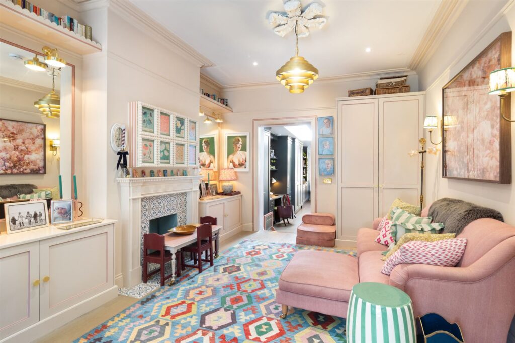 The sunny sherbet shades of this Sandymount four-bed fizz with personality 4 lounge