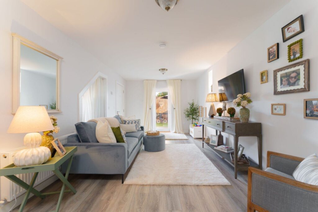 Two-bed Newcastle house in popular birdwatching area 4 tri aspect living room